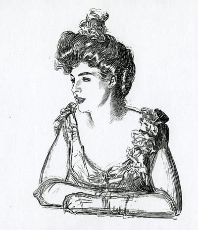 A Gibson Girl by Charles Dana Gibson